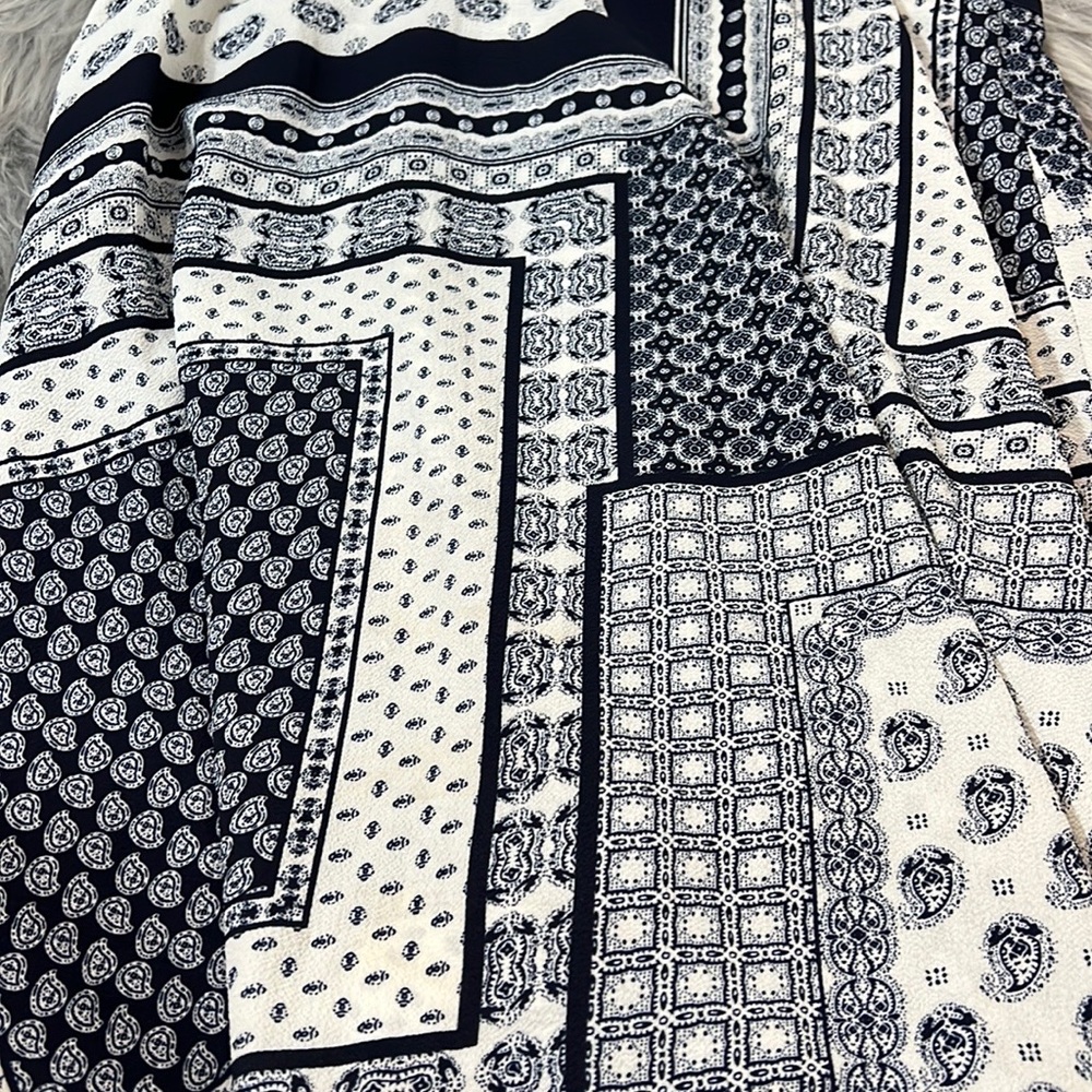 JEALOUS TOMATE DRESS COLOR BLUE/WHITE SIZE L - Picture 12 of 13